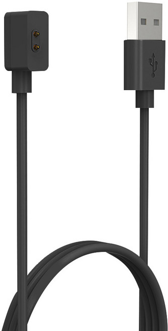 스페이스쉴드 샤오미 미밴드8 호환 충전 케이블 1m, 블랙