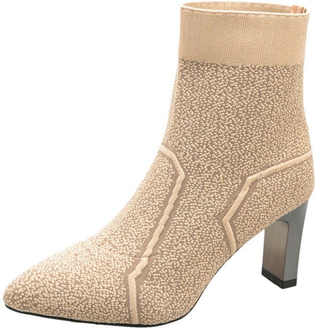 명양피프 여성용 하이탑 니트 섹시 부츠 YT_RA4602