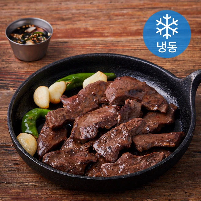 곱창파는청년들 한우염통 (냉동), 1개, 350g - 쿠팡