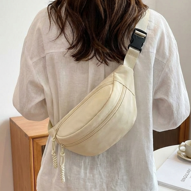 벨리안 여성용 여행용 슬링백 + 실리콘 파우치 세트