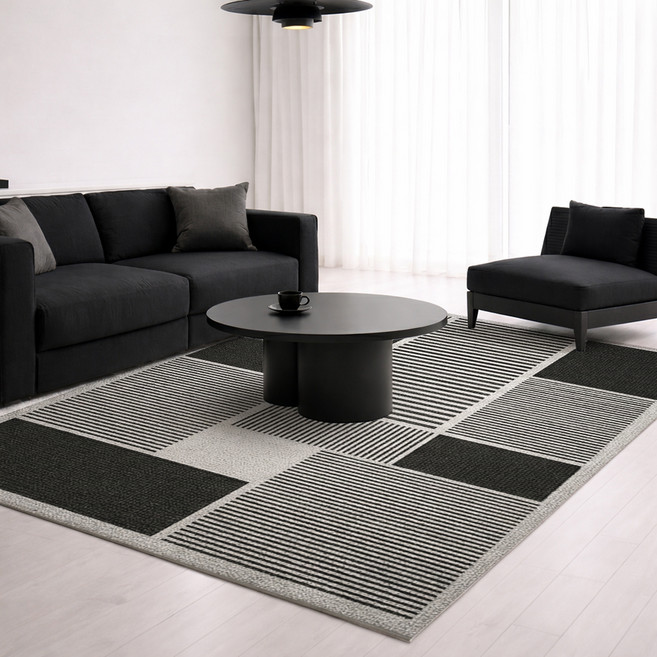 힐링스팟 북유럽 패턴 논슬립 러그