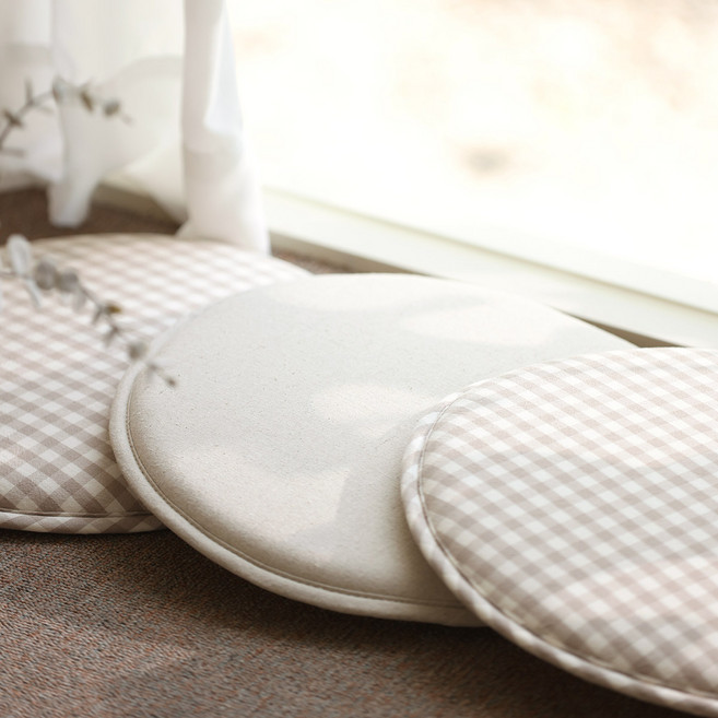 휴디자인 데이데이 논슬립 원형방석