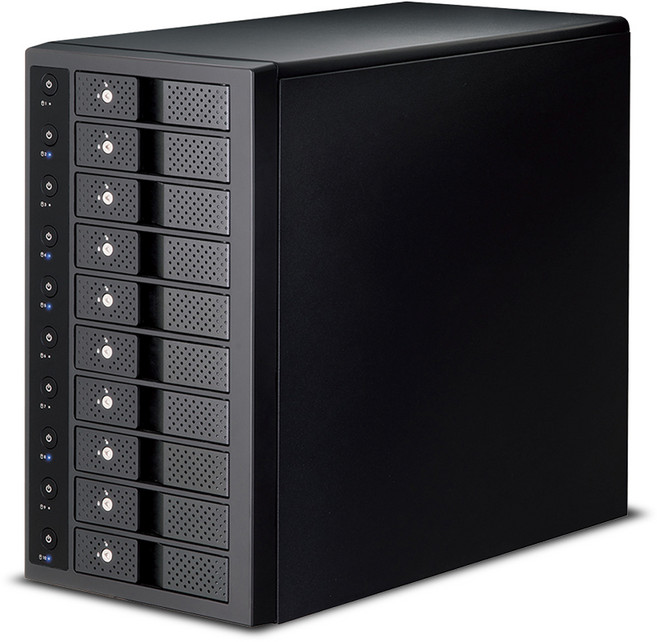 위즈플랫 CyberNetor USB C 3.2 Gen2 10베이 개별전원 외장하드, C10-U32C, 1개