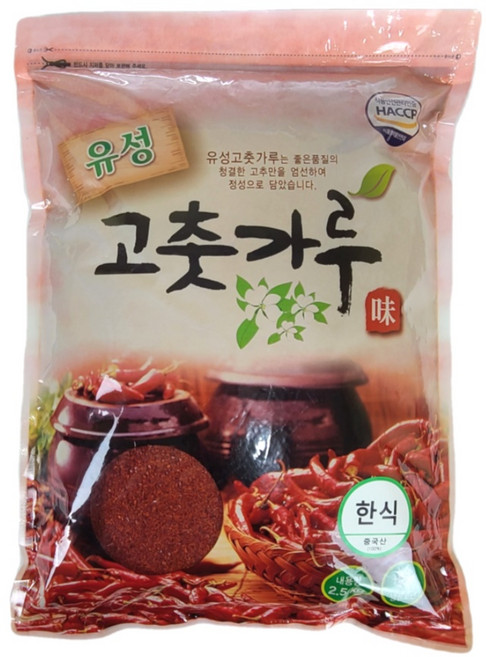 고춧가루 한식용 중간굵기, 2.5kg, 1개