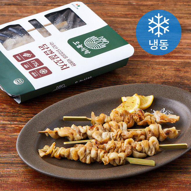 오늘식탁 닭껍질꼬치 (냉동), 175g, 1개