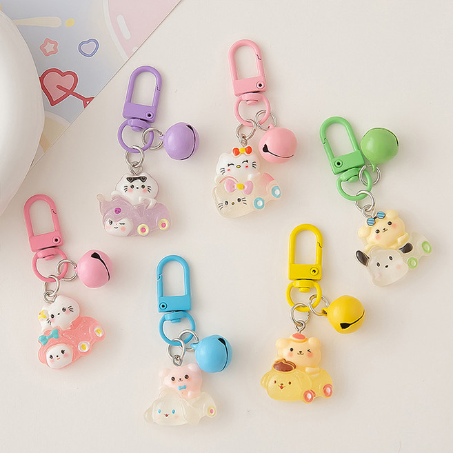 엘쏘 단체선물 미니 우정 캐릭터 키링 6종 세트