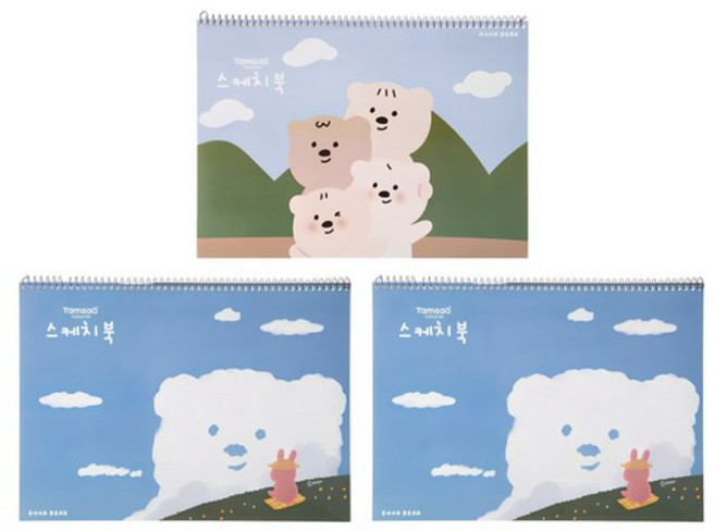 Tamsaa 加厚繪圖素描本 170gsm, 3本, B4, 30張