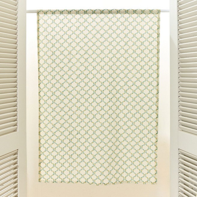 모던하우스 L 크로스 플라워 커튼