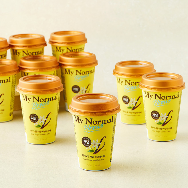 마이노멀 저당 바닐라 라떼, 10개, 250ml