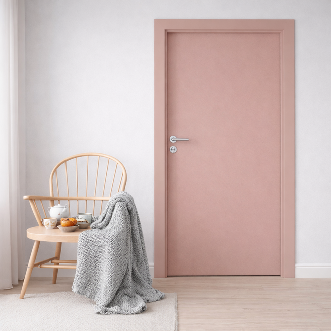 시트몰이 현관문 시트지, 다크 핑크