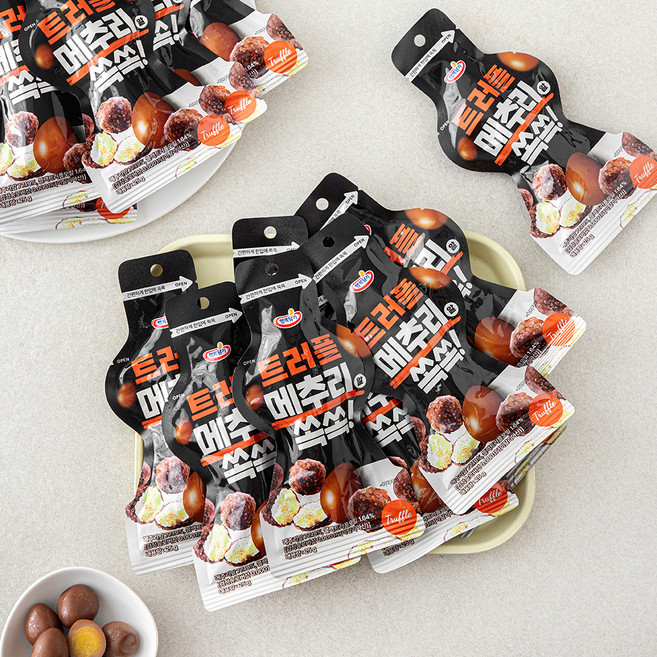 행복담기 트러플 메추리알 쏙쏙, 25g, 20개
