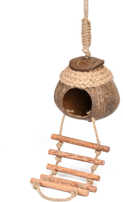 그린허그 코코넛 은신처 둥지, 혼합색상, 1개