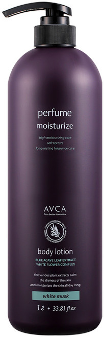 아브카 퍼퓸 대용량 바디로션 화이트머스크향, 1개, 1L
