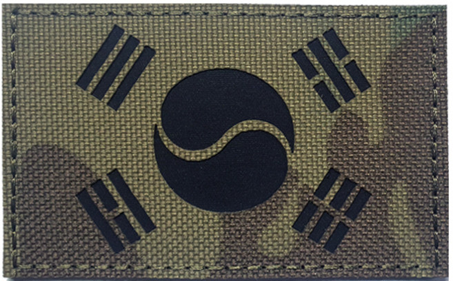 나트랩스 리플렉티브 멀티캠 태극기 반사패치