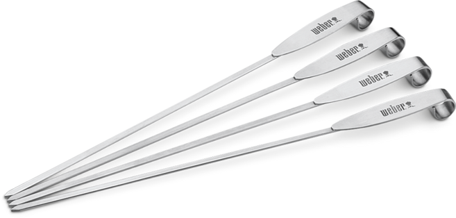 웨버 스테인리스 꼬치, 혼합색상, 4개