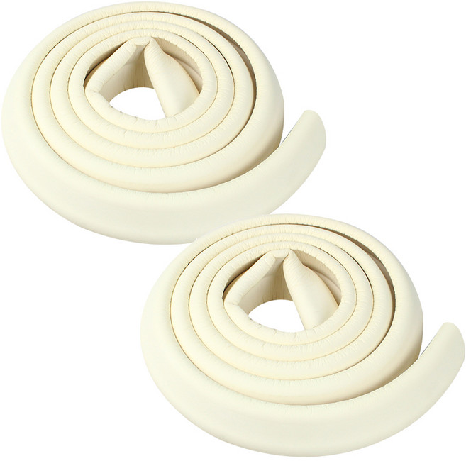 안심가드 더두꺼운 모서리쿠션가이드, 아이보리, 2개