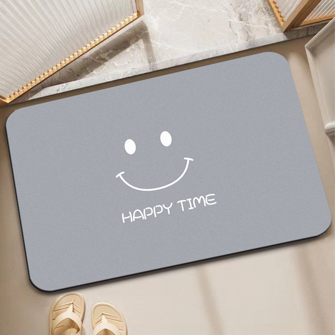 스마일 빨아쓰는 규조토 발매트, 연그레이