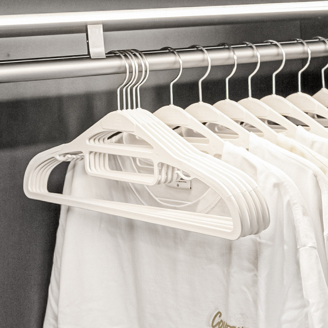 아임홈리빙 이지핏 논슬립 옷걸이, 화이트, 10개