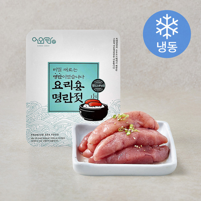 어와란 요리용 명란젓 (냉동), 500g, 1개