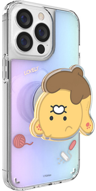 아이컬러즈 카카오프렌즈 춘식이 에폭시 스마트톡 홀로그램 휴대폰 케이스