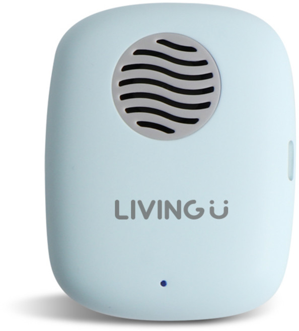 리빙유 UVC 에어 휴대용 칫솔살균기, LV004, 스카이블루