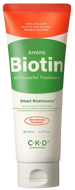 씨케이디 아미노 비오틴 올파워풀 헤어트리트먼트, 150ml, 1개