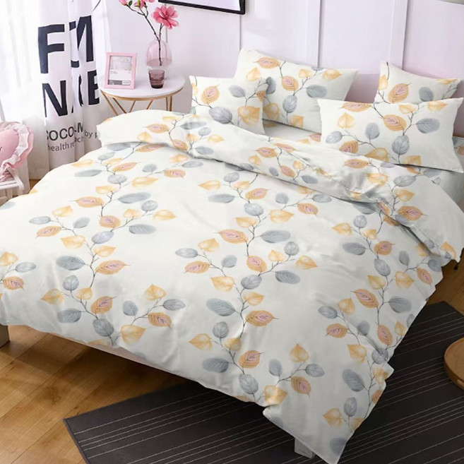 A-ONE 台灣製磨毛被套, 幸福秋日 米白色