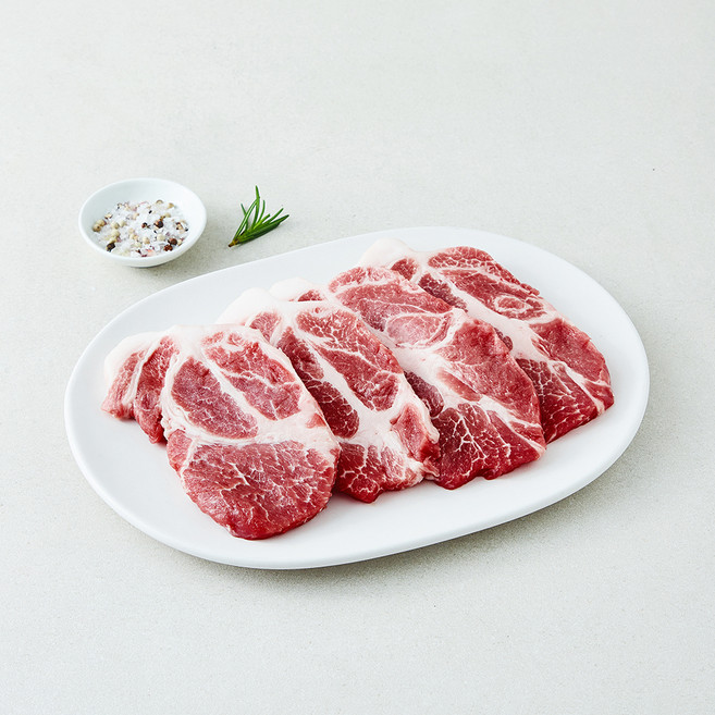 선진포크 한돈 무항생제 인증 목심 구이용 (냉장), 1개, 300g