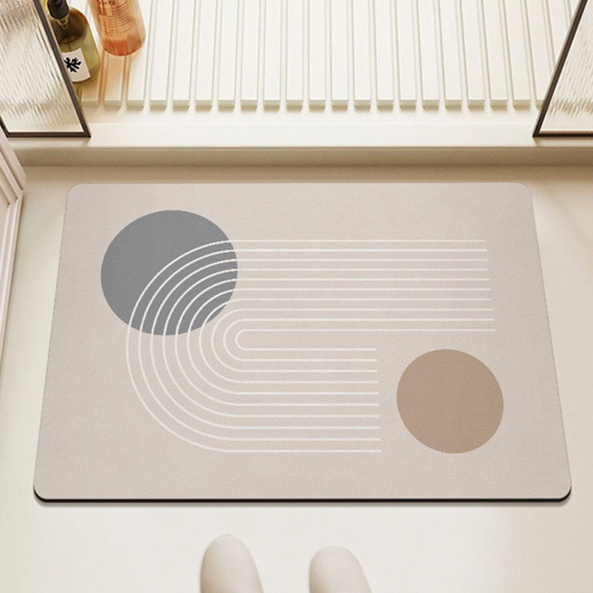 하이어데코 모던 인테리어 디자인 규조토 빨아쓰는 발매트, 4번