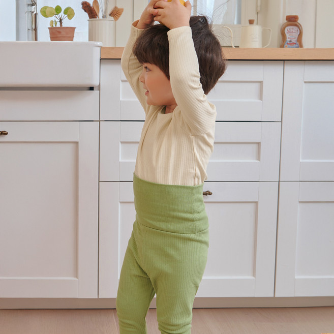 올로미미 코지 골지 배앓이방지 9부 실내복세트