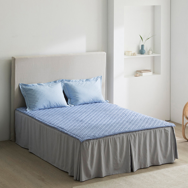 더플레오 시원한 여름 텐셀 패드, 블루