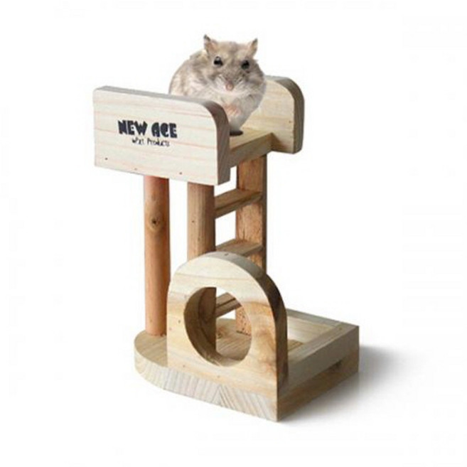 NEWAGE 햄스터 원목 타워 NA-H049, 2개