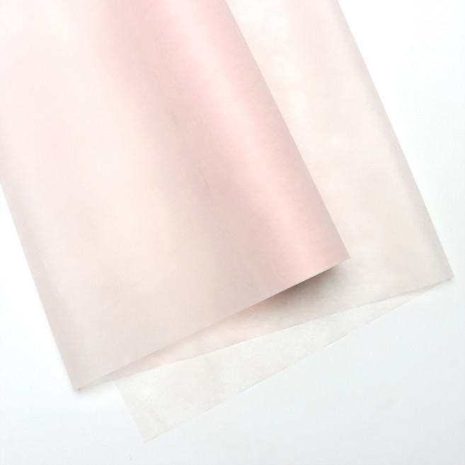 리드홈 전통 공예 의류 꽃 선물 포장용 색한지 롤타입 58cm x 9m, 핑크, 1개