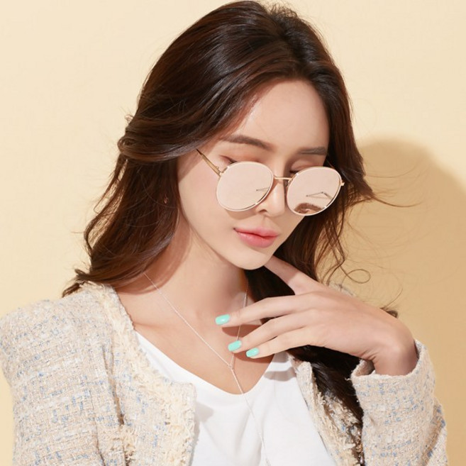 멜라크메 동글이 동그란 편광 선글라스