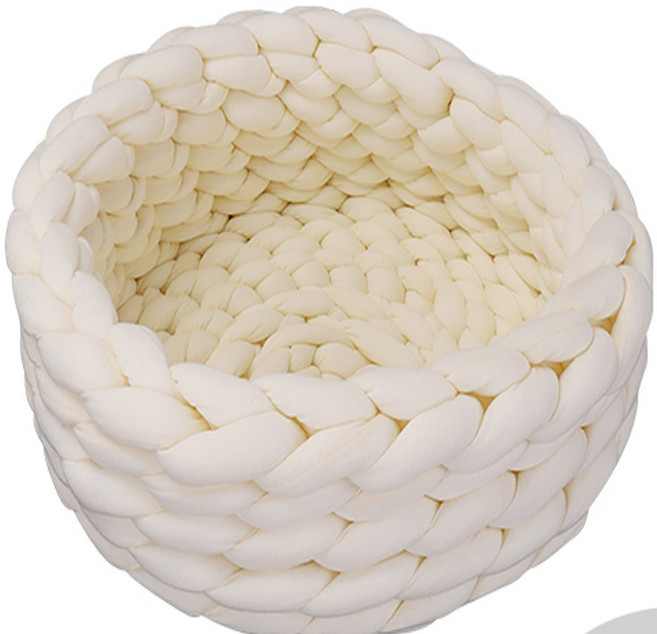 마켓피아 반려동물 핸드메이드 diy재료 집 30cm, 1개, 08 유백색