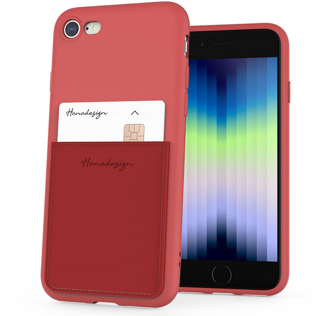 모란카노 팬시 젤리 카드포켓 휴대폰 케이스