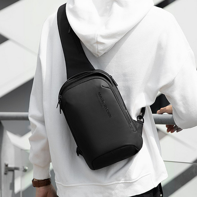 마크라이든 직장인 학생 USB 충전 슬링 힙색 MR7018