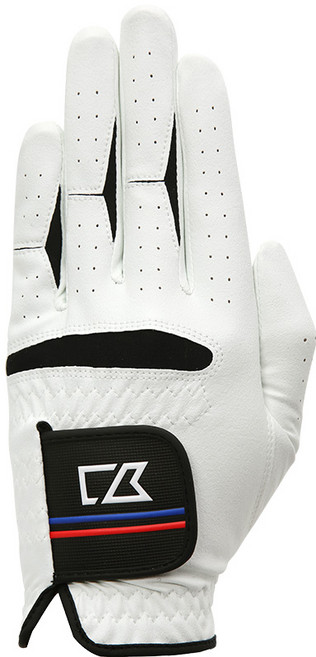 커터앤벅 남성용 마이크로화이버 골프장갑 왼손용, 화이트, 1개