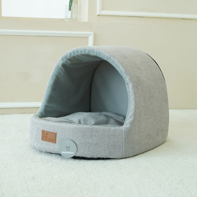 REDPUPPY 簡約小屋, 粉彩灰, 1個