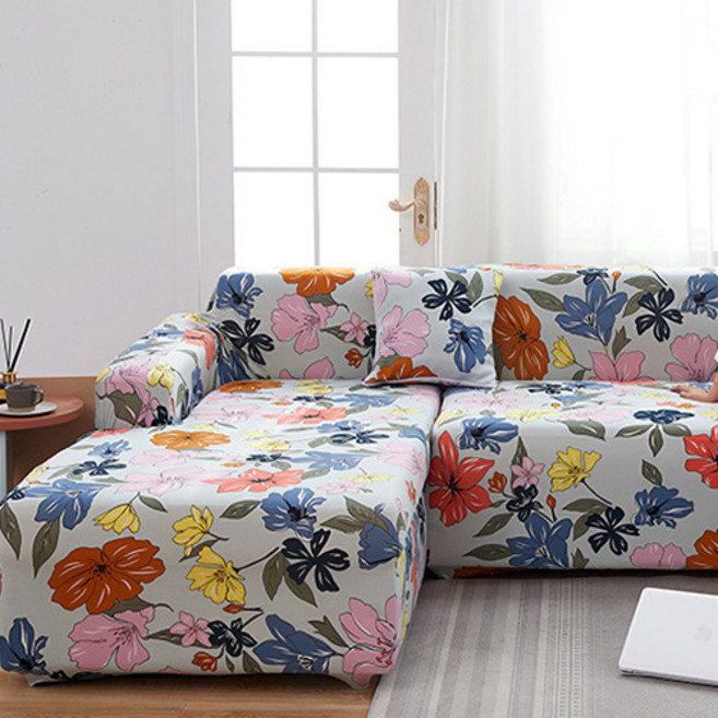 깔끔하고 간편하게 씌우는 소파 커버, 타입 15, 1개