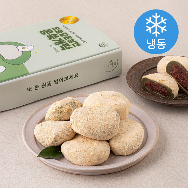 더바른 콩쑥개떡 (냉동), 960g, 1개입, 1개
