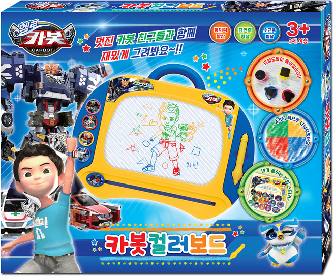 오즈토이 헬로카봇 자석스마트 스케치 컬러보드, 혼합색상, 1개