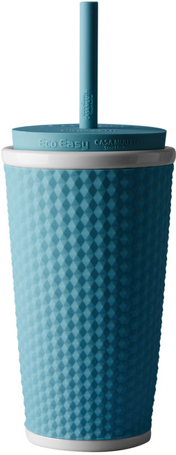 까사무띠 투고 텀블러, 스카이블루, 400ml, 1개