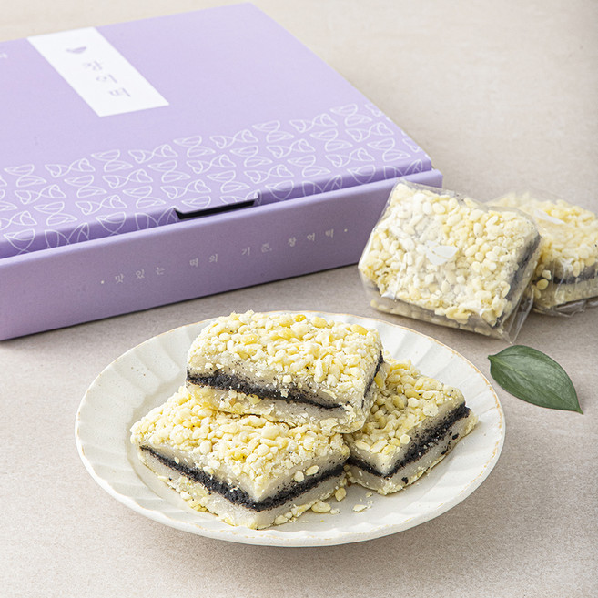 창억떡 갓 만든 녹두깨찰떡, 1kg, 1개입, 1박스