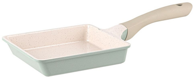 오슬로 인덕션 마린 세라믹 사각팬, 18cm, 1개