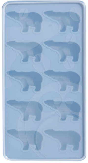 키친팩토리 파스텔 실리콘 곰 얼음틀, 다크블루, 1개