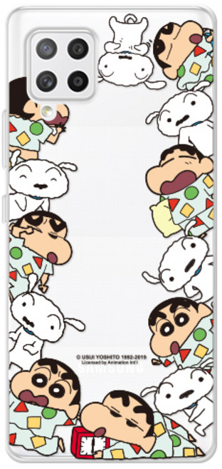 코쿼드 짱구 와글와글 클리어 휴대폰 케이스