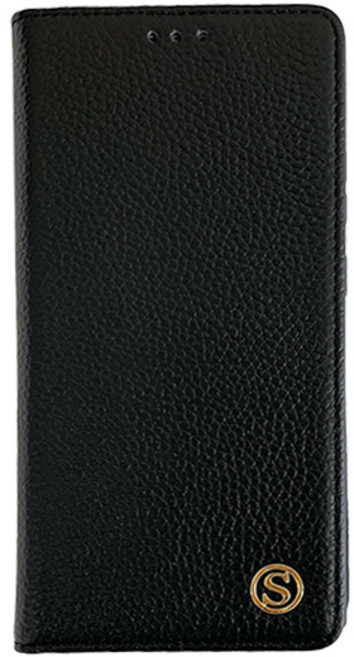 에스엠씨 썸 천연소가죽 플립커버 휴대폰 케이스