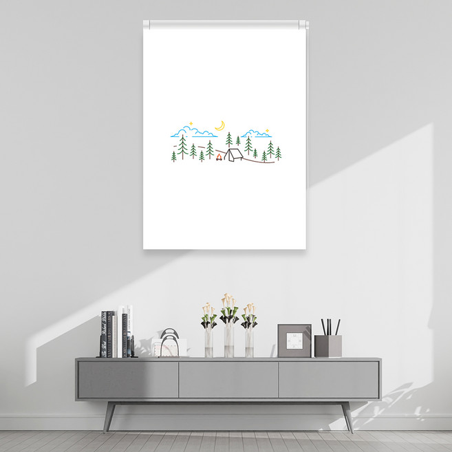 끌래망스 실사 롤스크린 암막