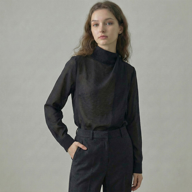 에이비에프지 여성용 타이 블라우스 AFY1QB41